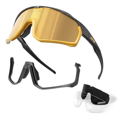 КАПВОЕ Polarized Cycling Glasses Men Women Mountain Bike Glasses MTB Riding TR90 Sport Sunglasses Running Bicycle K93 - 1