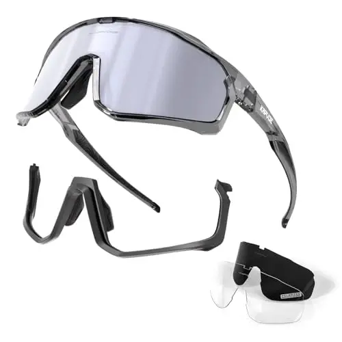 KAPVOE Polarized Cycling Glasses Men Women Mountain Bike Glasses MTB Riding TR90 Sport Sunglasses Running Bicycle K93 - 1