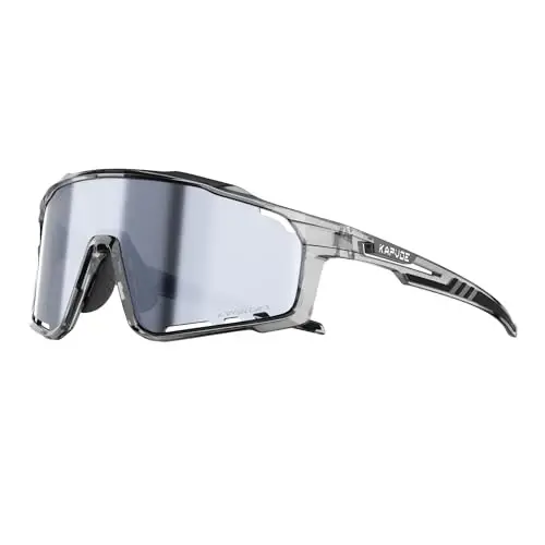 KAPVOE Polarized Cycling Glasses Men Women Mountain Bike Glasses MTB Riding TR90 Sport Sunglasses Running Bicycle K76 - 1