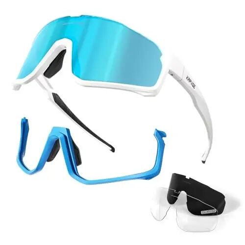 KAPVOE Polarized Cycling Glasses Men Women Mountain Bike Glasses MTB Riding TR90 Sport Sunglasses Running Bicycle K93 - KAPVOE