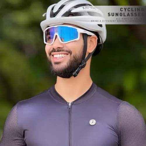 KAPVOE Polarized Cycling Glasses Men Women Mountain Bike Glasses MTB Riding TR90 Sport Sunglasses Running Bicycle K93 - KAPVOE (1)