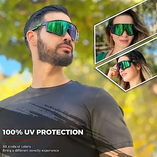 KAPVOE Polarized velosiped ko'zoynaklari erkaklar ayollar tog' velosiped ko'zoynaklari MTB TR90 sport quyoshdan saqlaydigan ko'zoynaklar yugurish velosipedi K76 - KAPVOE (1)