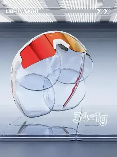 KAPVOE Polarized Velosiped Ko'zoynaklari Erkaklar Ayollar uchun Sport Quyoshdan saqlaydigan ko'zoynaklar, UV400 MTB Velosiped Tog 'Velosiped Ko'zoynaklari 3 linzali K75 - 5