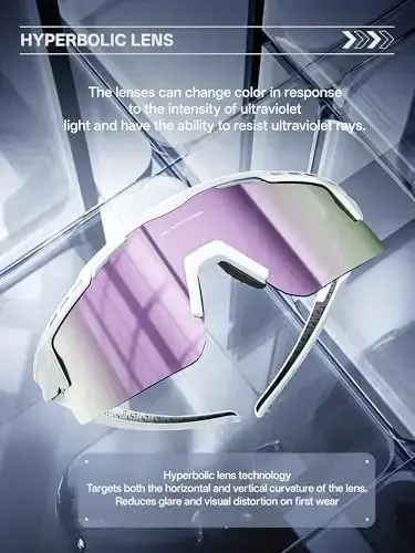 KAPVOE Поляризованные велосипедные очки спортивные солнцезащитные очки для мужчин женщин, UV400 MTB велосипедные горные очки с 3 линзами K75 - 4