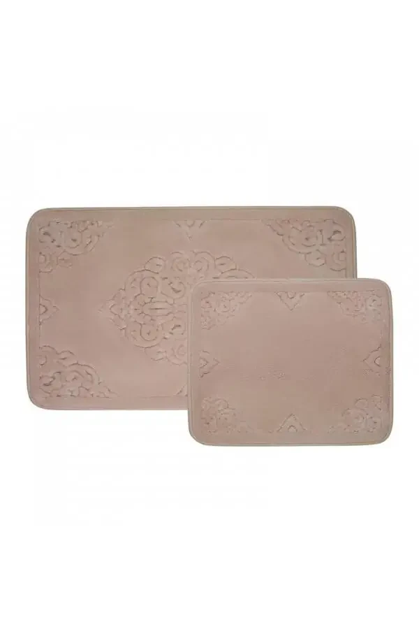 KARACA HOME DAMILA 2 LİK KREM HAMMOM GILAMI - 1