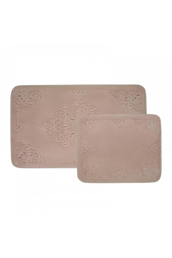 KARACA HOME DAMILA 2-PC CREAM BATH MAT - 1