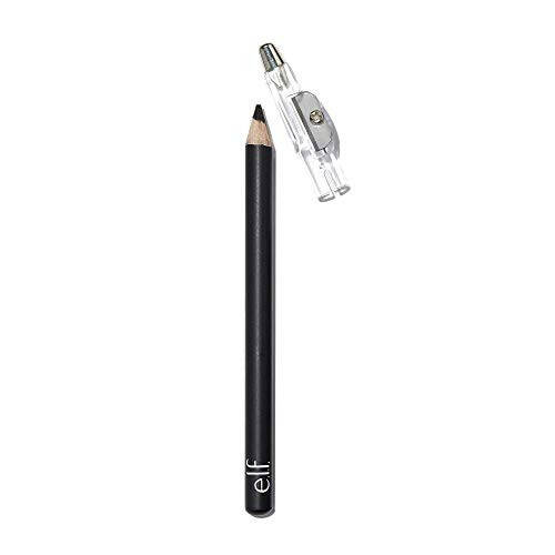 Карандаш для глаз e.l.f. Satin Eyeliner с встроенной точилкой, черный, 0,03 унции - 1