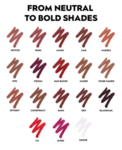 Карандаш для губ Vice 24/7 Glide-On Lip Liner-Naked2 (средний бежевый нюд) - 8