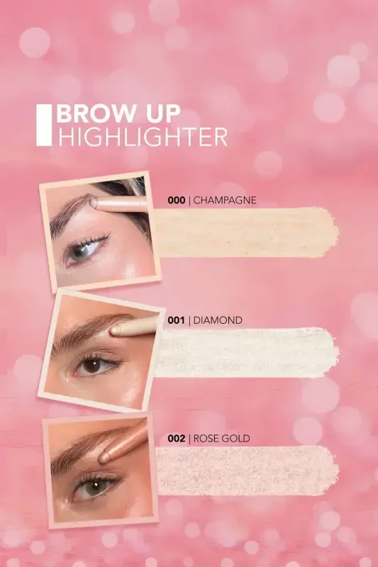 Карандаш-хайлайтер для бровей Brow Up - Шампань - 4