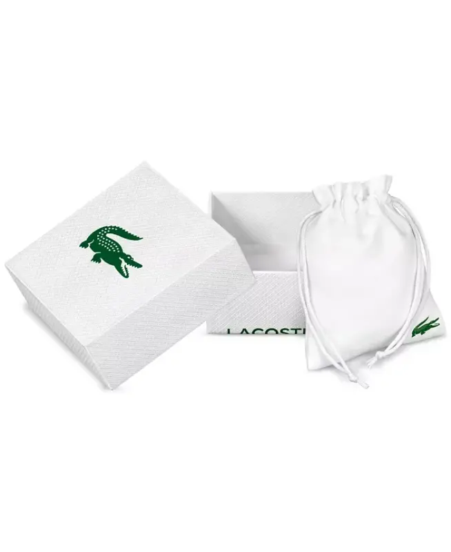 Carnation Gold Tone Heart and Crocodile Drop Earrings - Carnation Gold - 3