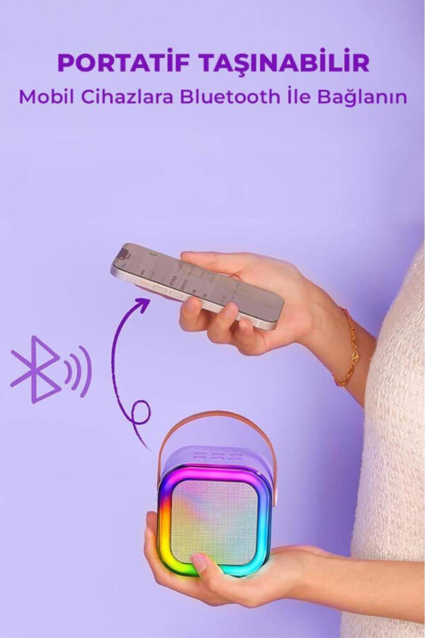 Karaoke Mikrofon Hoparlör Seti Bej-bej - 3