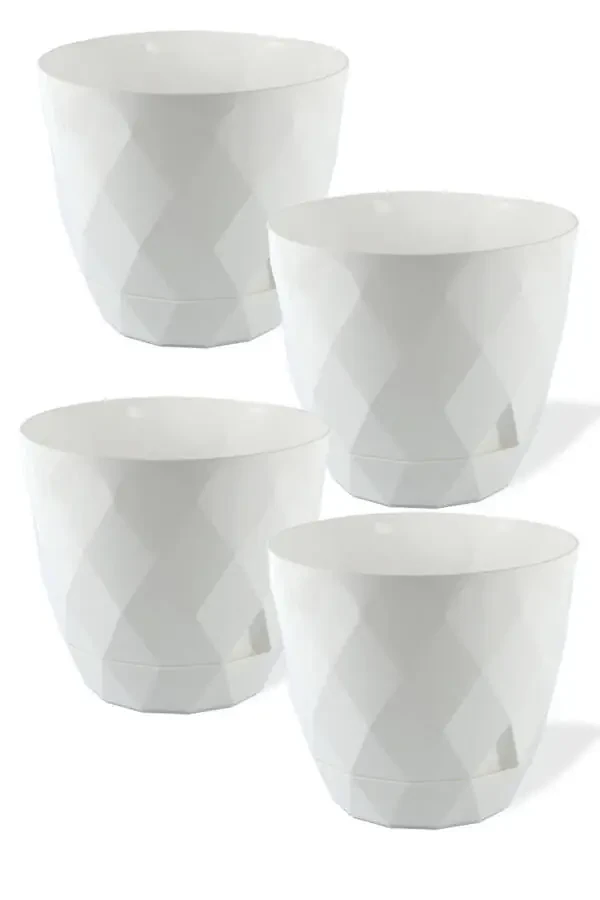 Karasu No2 4 Pieces 4 Color Phosphorescent Cactus And Flower Pot Set. 1.3 Litre - 5