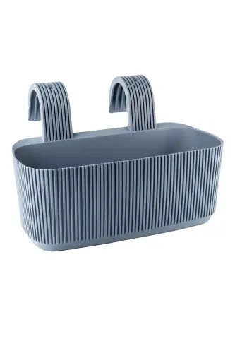 Карасу Пластик 6 штук разноцветных подвесных балконных и настенных горшков Pera - разноцветный - 5