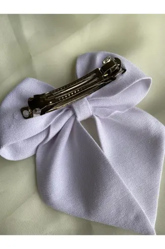 Karbeyaz kurdele toka / henna toka / birde toka / bayram tokası-Beyaz - 5