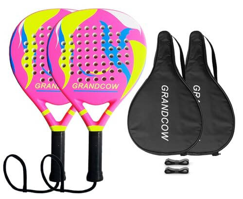 Karbon Fiber Güç Lite Pop Tenis Raketi Padel Raketi - 6