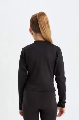 Кардиган для девочек с молнией и стойкой D2758A824AU - 5