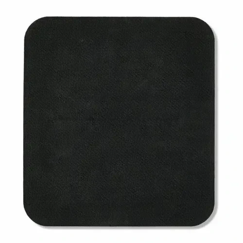 onn Mouse Pad, square, polyester surface with non-slip natural rubber backing, black - ONN (1)