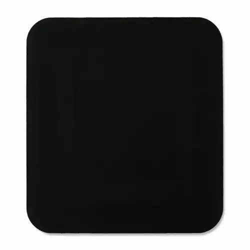 onn Mouse Pad, square, polyester surface with non-slip natural rubber backing, black - 4