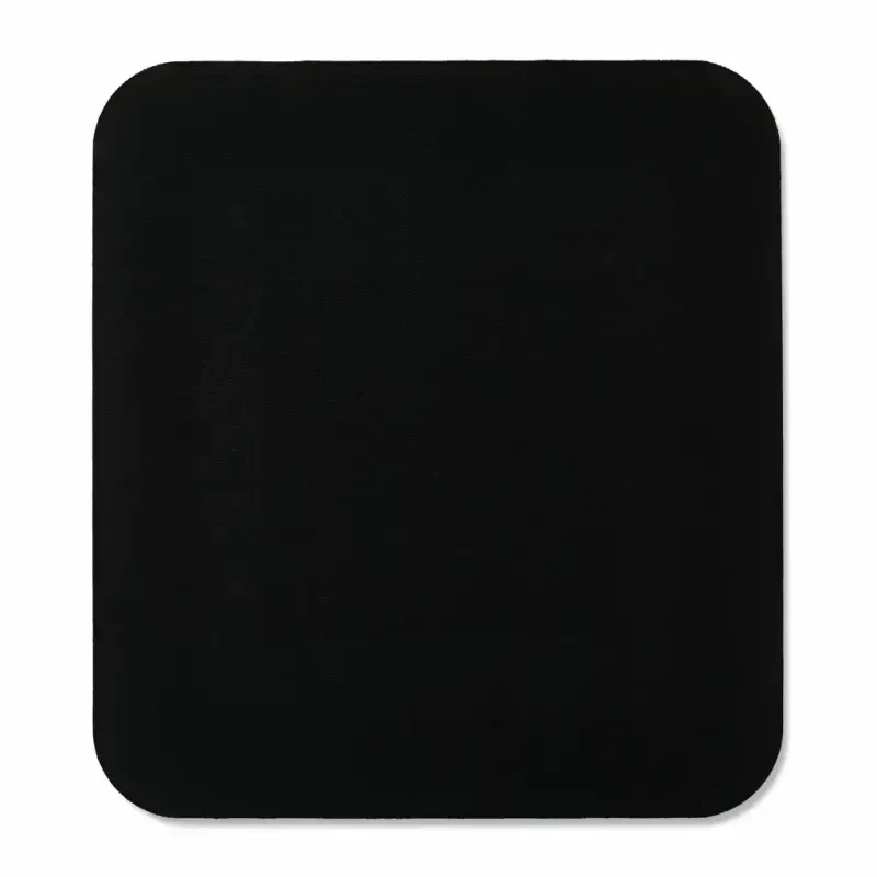 onn Mouse Pad, square, polyester surface with non-slip natural rubber backing, black - 4