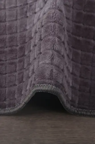 Kare Plus Antrasit 80x150+50x80 Большой Размер Коврик для Ванной Комнаты Набор Нескользящий Моющийся Комплект Ковриков для Туалета-Антрацит - 3