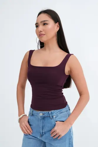 Kare Yaka Atlet A1560-W13 - Gardenya 