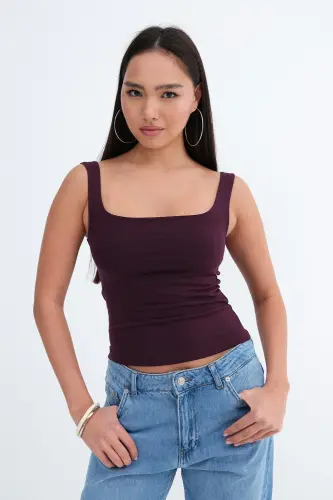 Kare Yaka Atlet A1560-W13 - Gardenya - 4