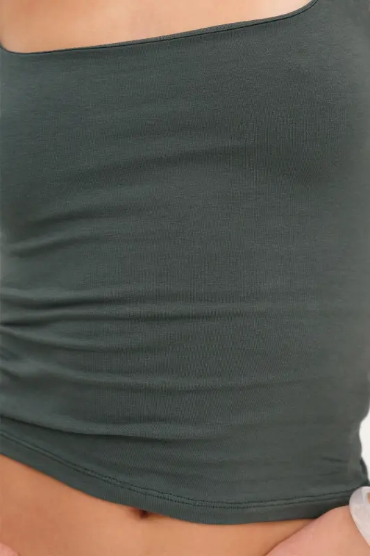 Kare Yaka Atlet A1560-W13-H.Yeşil - 3