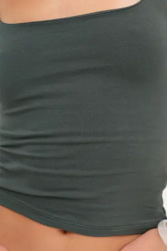 Kare Yaka Atlet A1560-W13-H.Yeşil - 3