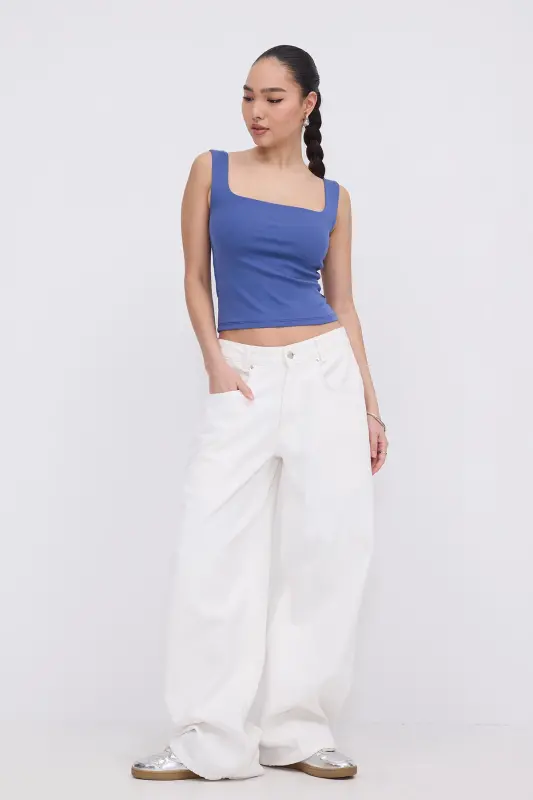 Kare Yaka Atlet A1560-W13-MAVİ - 6