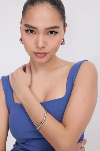 Kare Yaka Atlet A1560-W13-MAVİ - 3