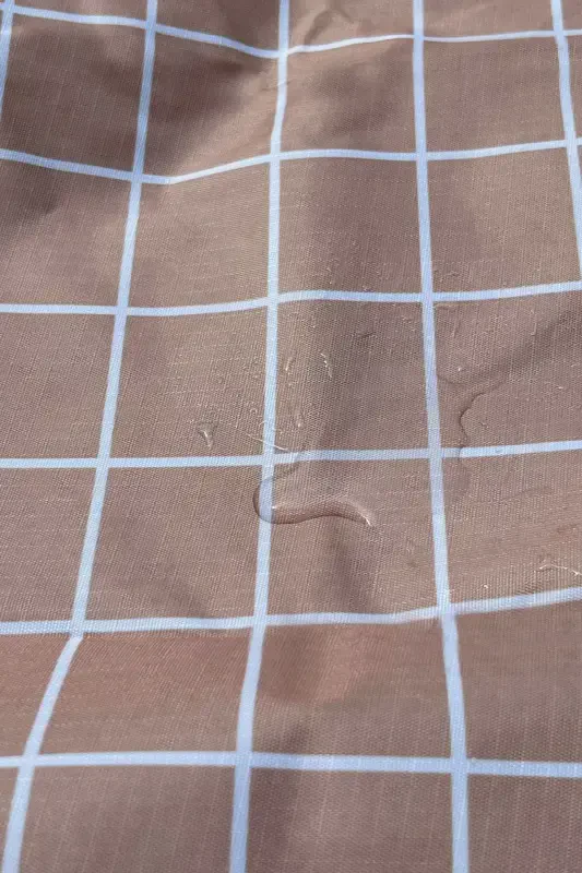 Kareli suvga chidamli piknik plyaj lager ko'rpasi 150x200 sm. 4-6 kishilik-yashil - 3