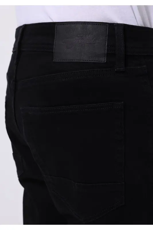 Karl Low Waist Straight Fit Black Men's Jeans - 6