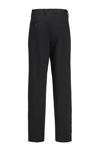 Erkek Rahat Kesim Chino Pantolon - Karl Pierre-Black - 6
