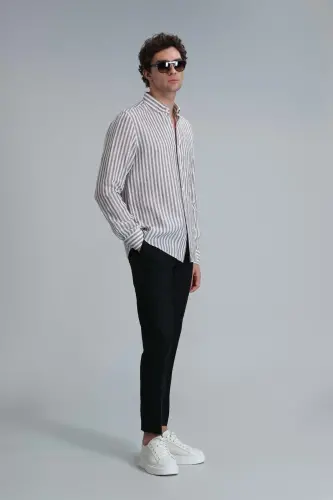 Karl Sport Erkaklar uchun Chino Shimlar Slim Fit Qora - 2
