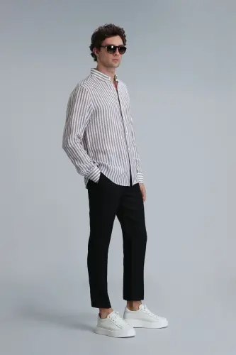 Karl Sport Erkaklar uchun Chino Shimlar Slim Fit Qora - 3