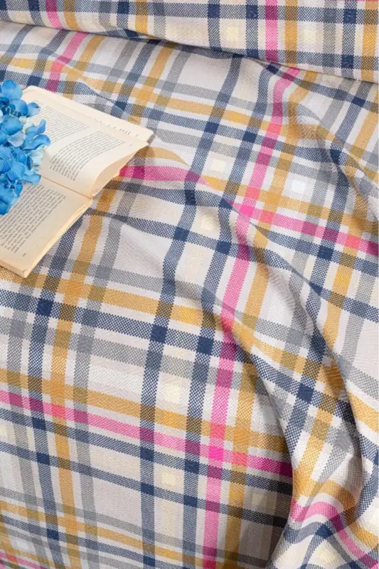 Karla Double Pique Bedspread 220x230-Purple - 2