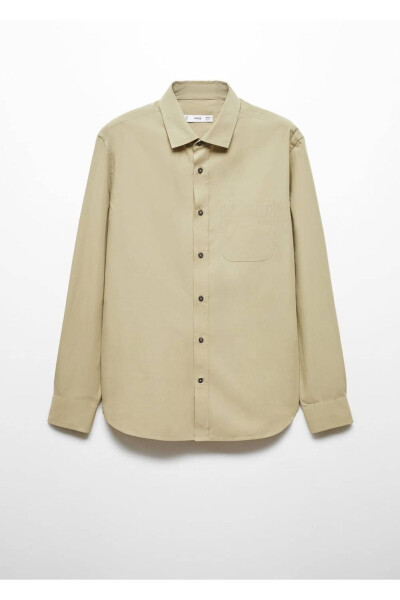 Карманная рубашка из поплина - 3