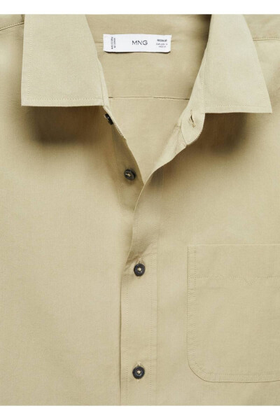 Карманная рубашка из поплина - 7