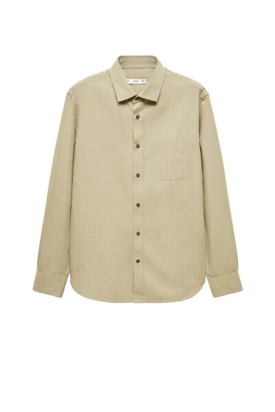 Карманная рубашка из поплина - 8