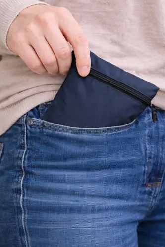 Карманный коврик для молитвы - цвет темно-синий - İHVAN (1)