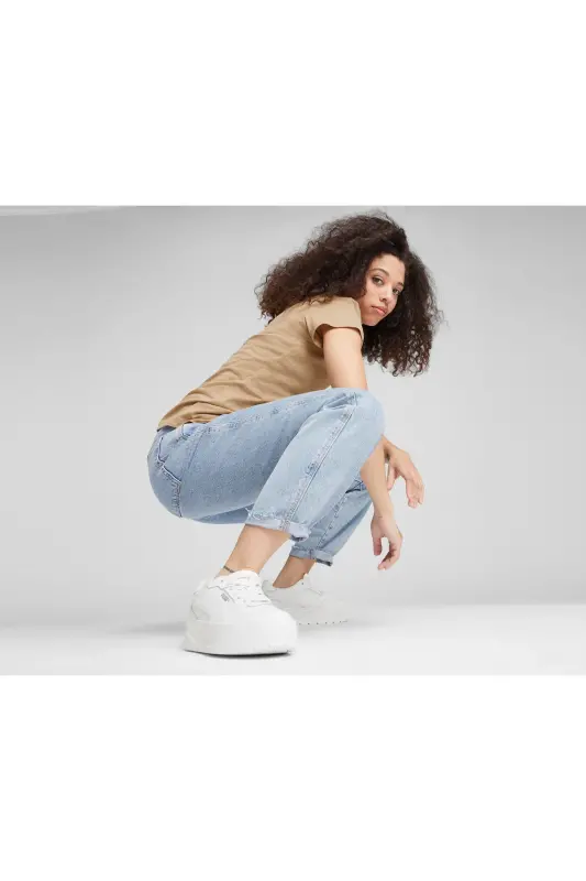 Karmen II Idol Kadın Günlük Ayakkabı Beyaz-Beyaz - 8