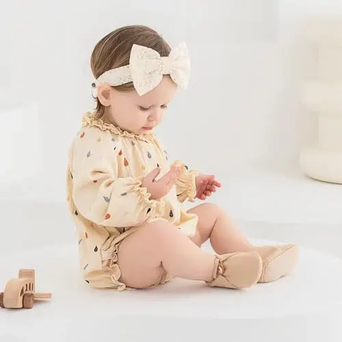 KARUNEL Baby Booties Newborn Infant Shoes Cozy Soft Warm Cotton Boots for Boys Girls - 5