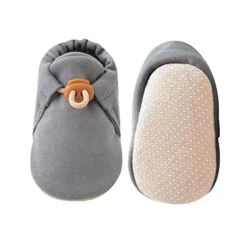 KARUNEL Baby Booties Newborn Infant Shoes Cozy Soft Warm Cotton Boots for Boys Girls - KARUNEL