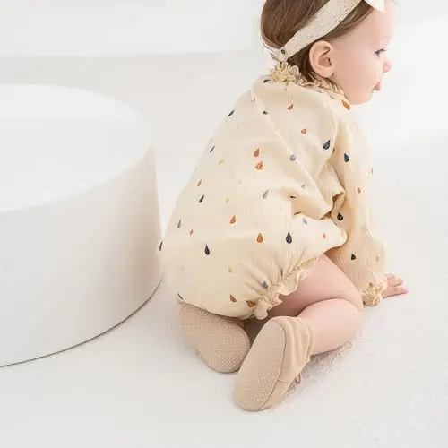 KARUNEL Baby Booties Newborn Infant Shoes Cozy Soft Warm Cotton Boots for Boys Girls - 3