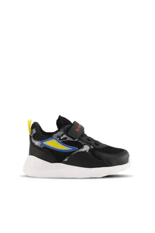 KASHI KTN Çocuk Cırt Cırtlı Siyah / Kırmızı Sneaker-Siyah / Kırmızı - 1