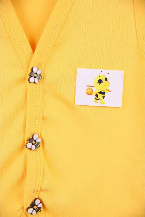 Kashta tikilgan chaqaloq ko'ylagi, 100% organik paxta, yumshoq to'qima, mavsumiy jinsiy aloqaga bog'liq bo'lmagan ko'ylagi - 2