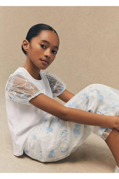 Kashta tikilgan tül shimlar - 4