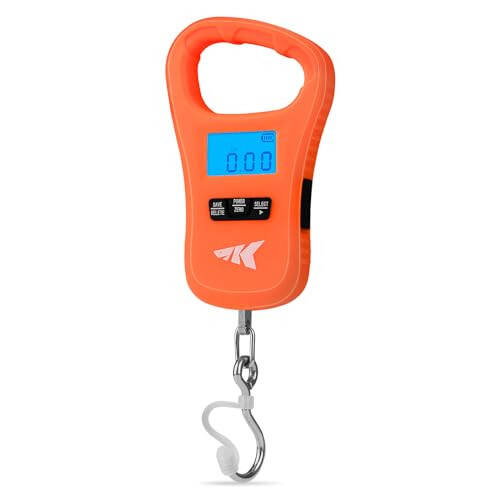 KastKing Baliq Tarozi, ToughTide USB Qayta Zaryadlanadigan Baliq Tarozi, 65lb Sig'im, Ultra Yupqa Raqamli Baliq Tarozi, LCD Displey, Ergonomik Tutqich, Baliq Tarozi Raqamli Vazn, Erkaklar uchun Baliq ovlash Aksessuarlari - 1