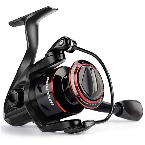 KastKing Brutus Spinning Reel, Freshwater Spinning Fishing Reels, Graphite Frame, CNC Aluminum Spool, 5.2: 1 Gear Ratio, 4+1 Ball Bearings - 1