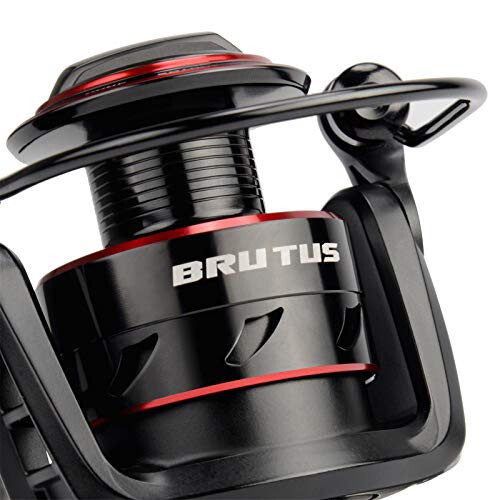 KastKing Brutus Spinning Reel, Freshwater Spinning Fishing Reels, Graphite Frame, CNC Aluminum Spool, 5.2: 1 Gear Ratio, 4+1 Ball Bearings - 3
